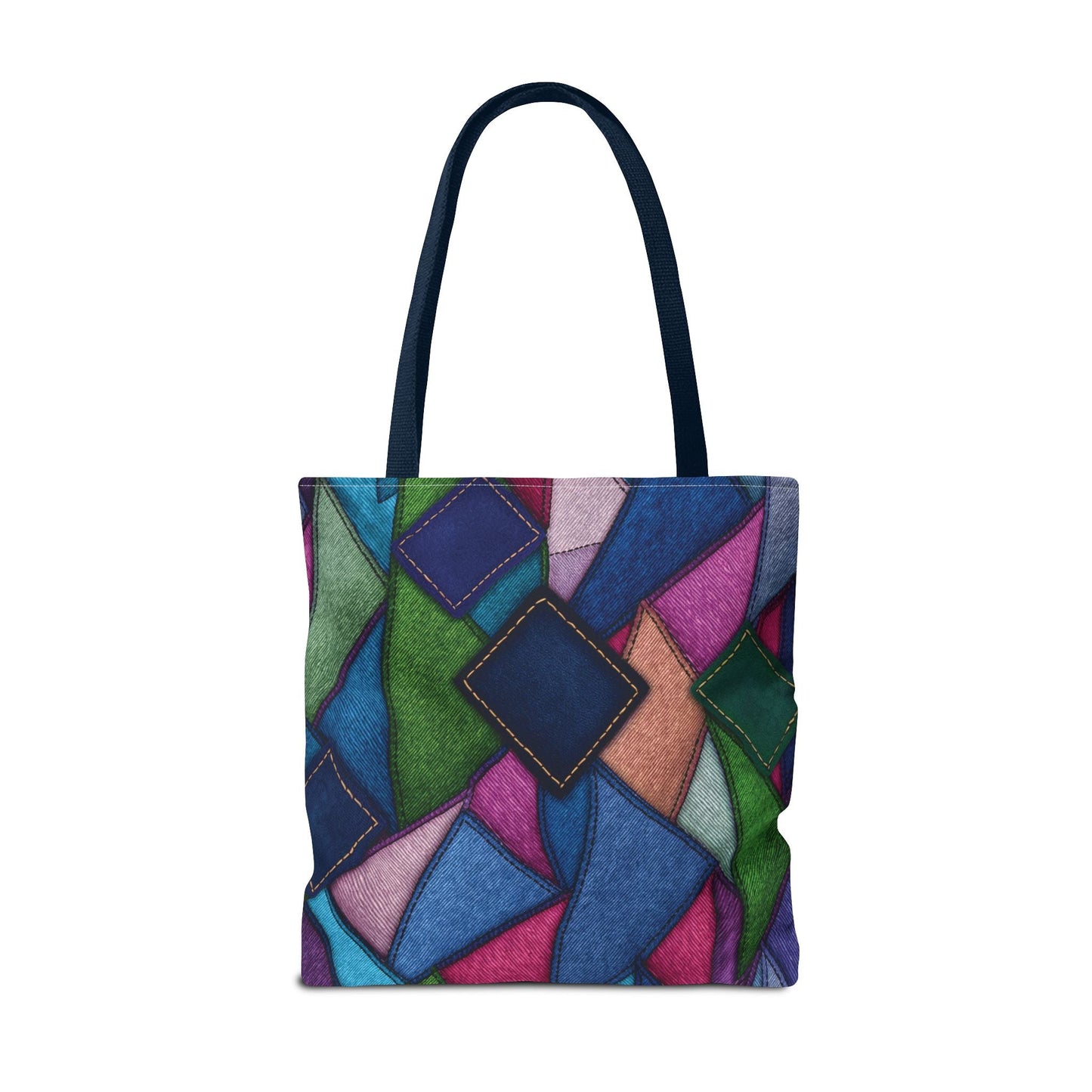 Denim Canvas Bag, Tote Bag Denim Printify