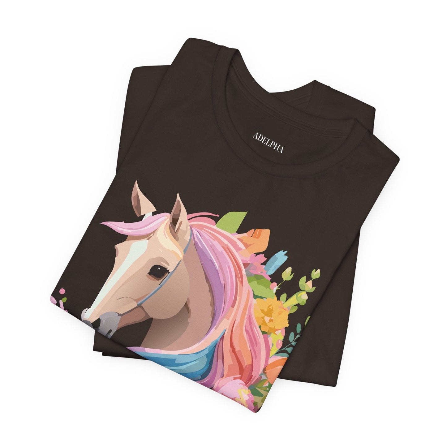 Horse Graphic Unisex 100 Cotton Vintage Animal Art T-Shirt 2