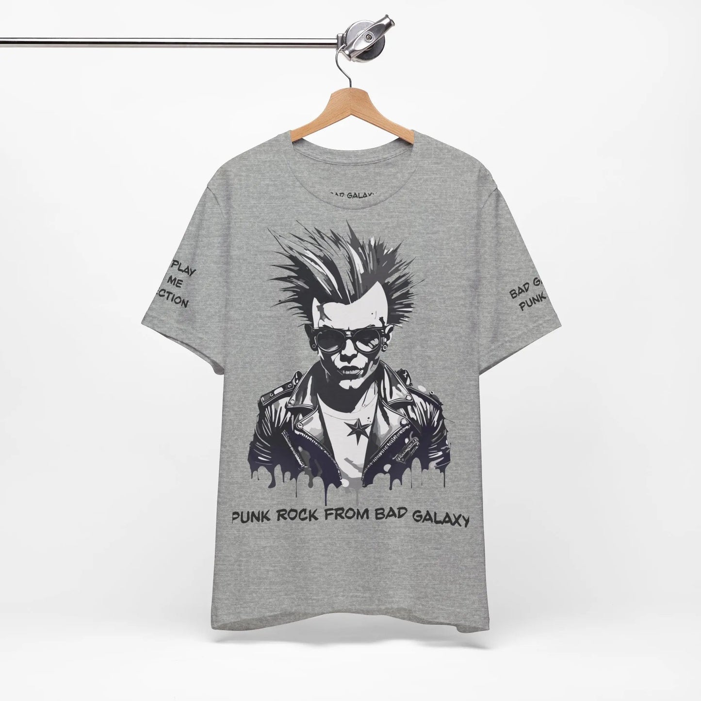 Punk Rock Tee Shirt 100 Percent Cotton Made To Order Eco Friendly Print Free Shipping Limited Time