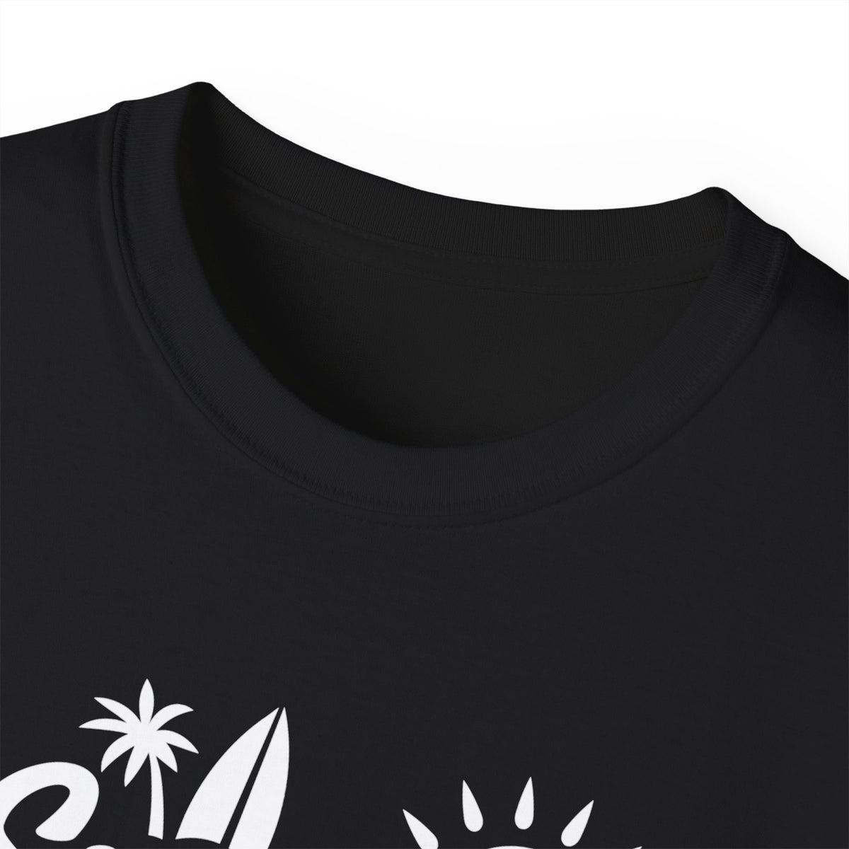 Sunrise Sunburn Sun Repeat T-Shirt | Beach Surf Typography Tee