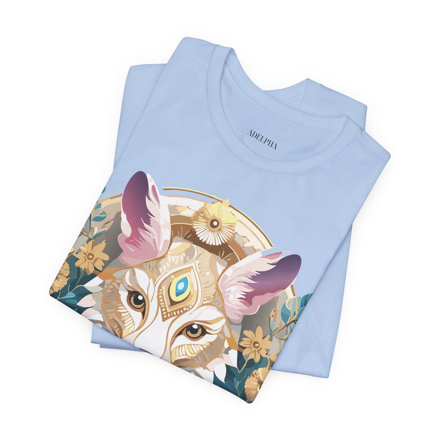 Medallion Graphic Unisex 100 Cotton Vintage Animal Medal Artwork Tee 84