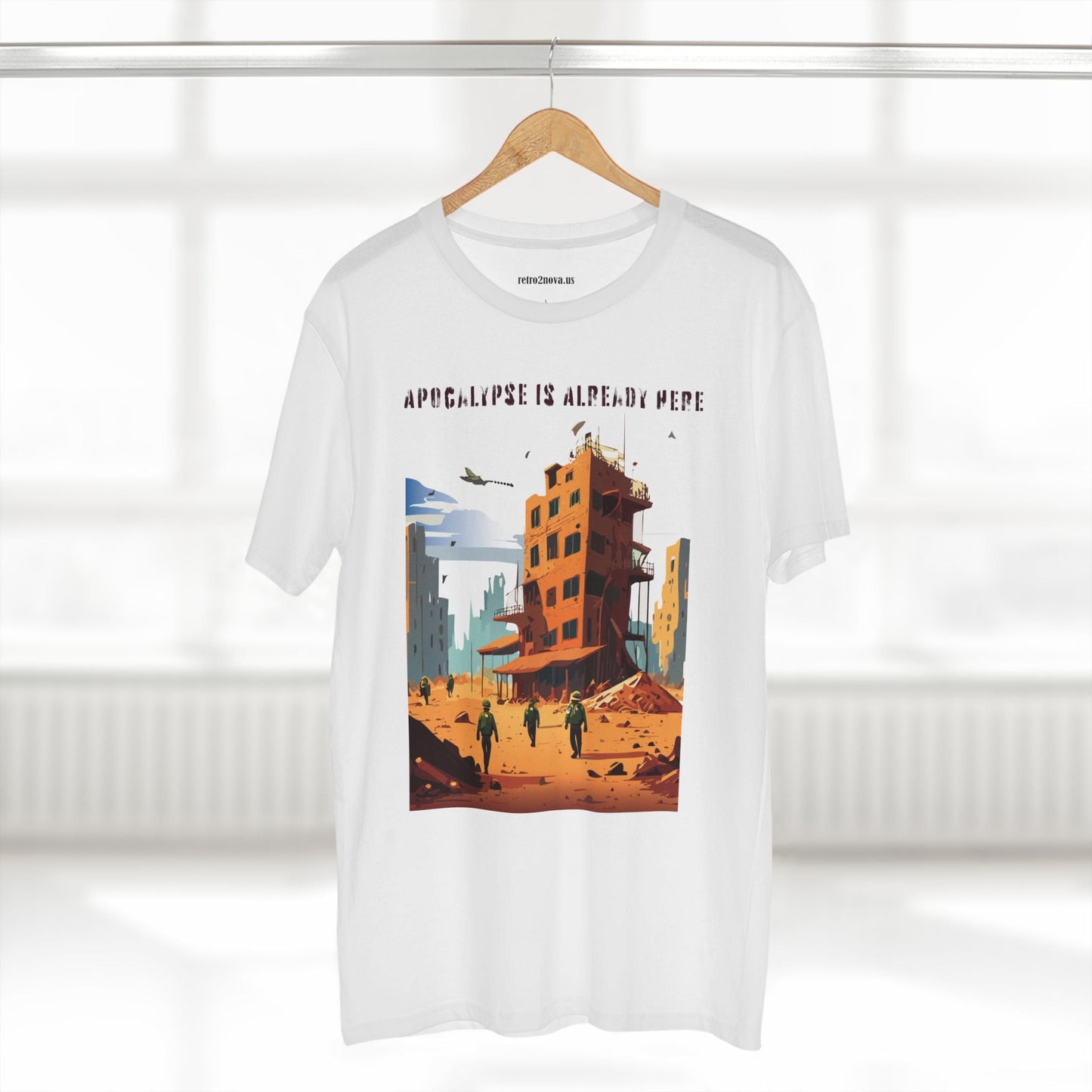 Cataclysm Doomsday Shirt Unisex Premium Cotton Tee With Original Art By Retro2Nova