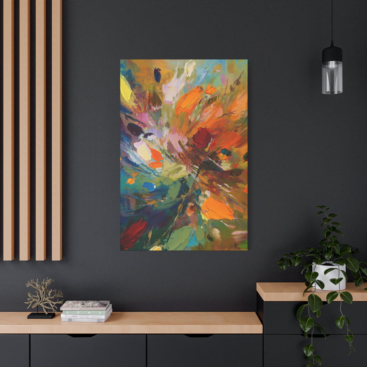Abstract Oil Painting Print Canvas 20x24,20x30,24x30 24x32,24x36,30x40 32x48,36x48,40x60 Pine-Wood Inner Frame ABS-93