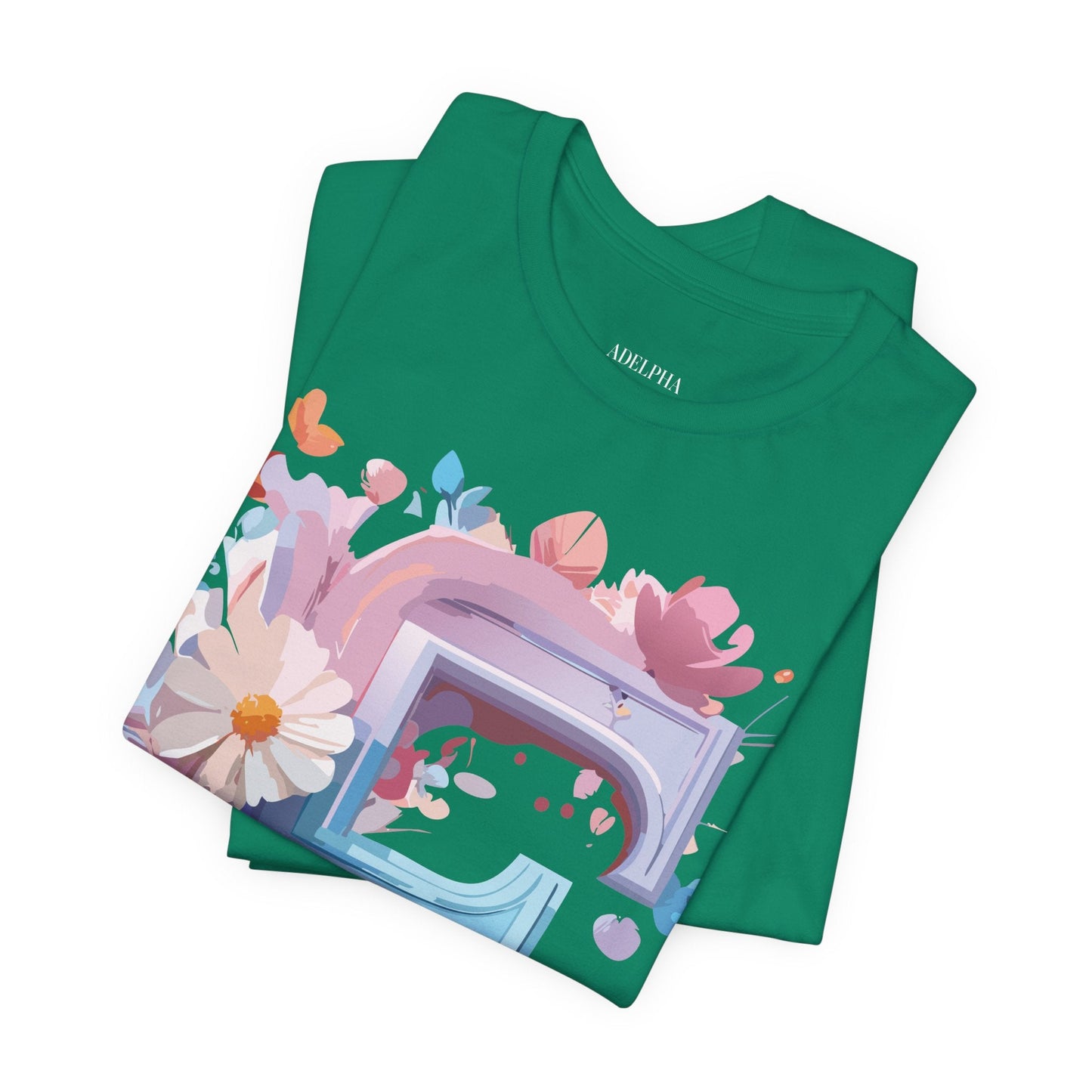Letter F Shirt Graphic Tee Unisex Vintage Inspired Artwork From Adelpha Premium Short Sleeve