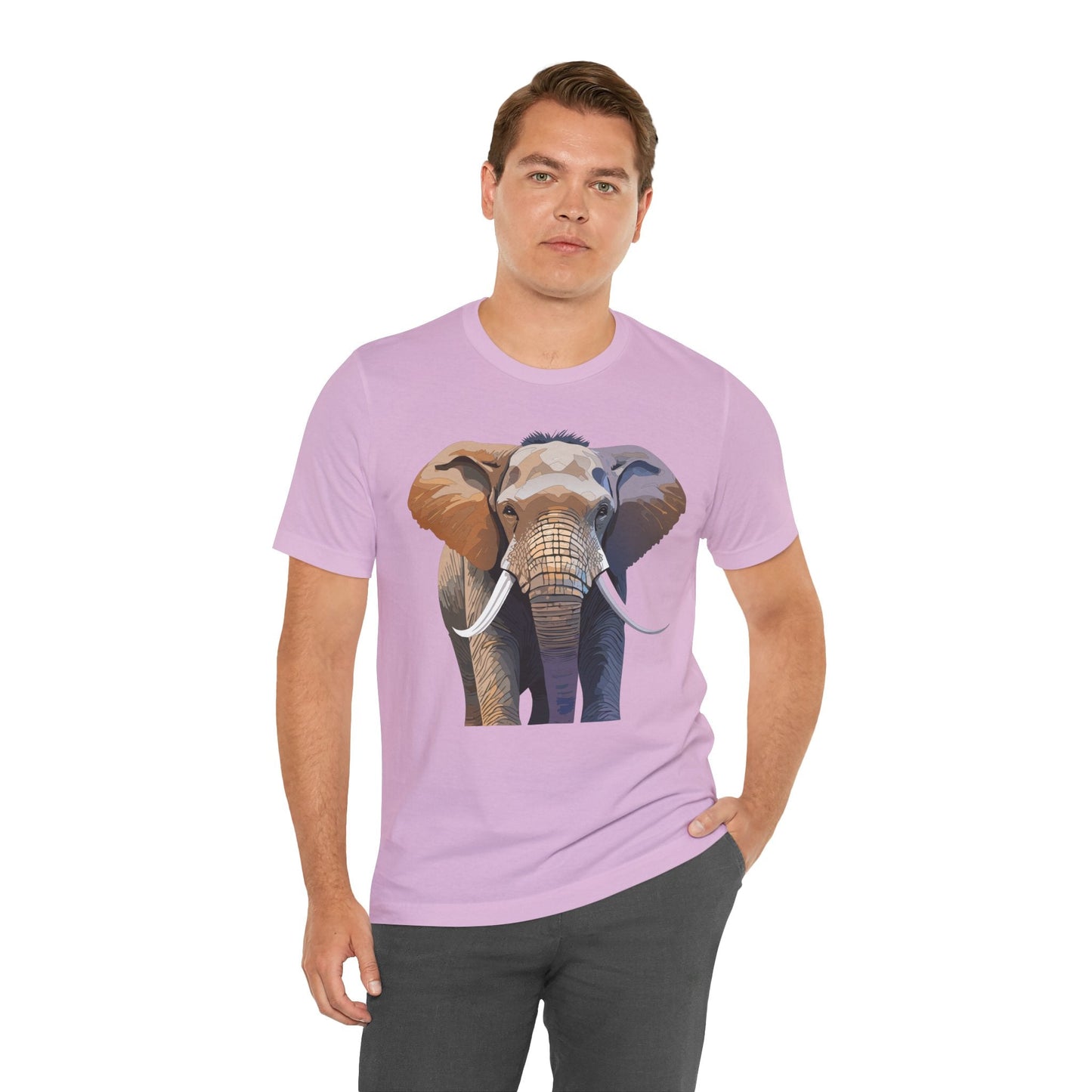 Unisex Animal Art Design Tee Shirt With Wildlife Animals Short Sleeve Everyday Comfort