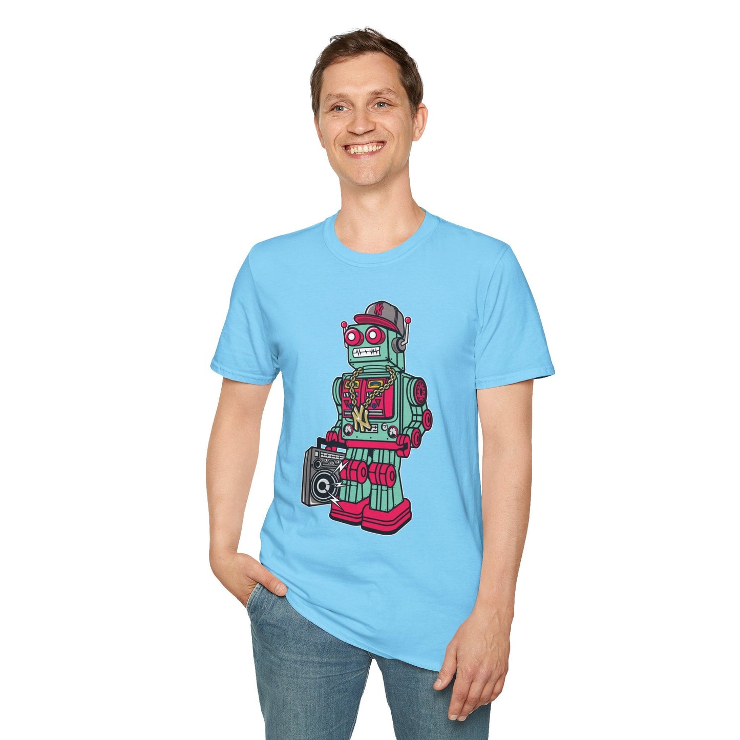 Cartoon T Shirt Animation Tee Funny Unisex Gildan Softstyle 64000 Ring Spun Cotton