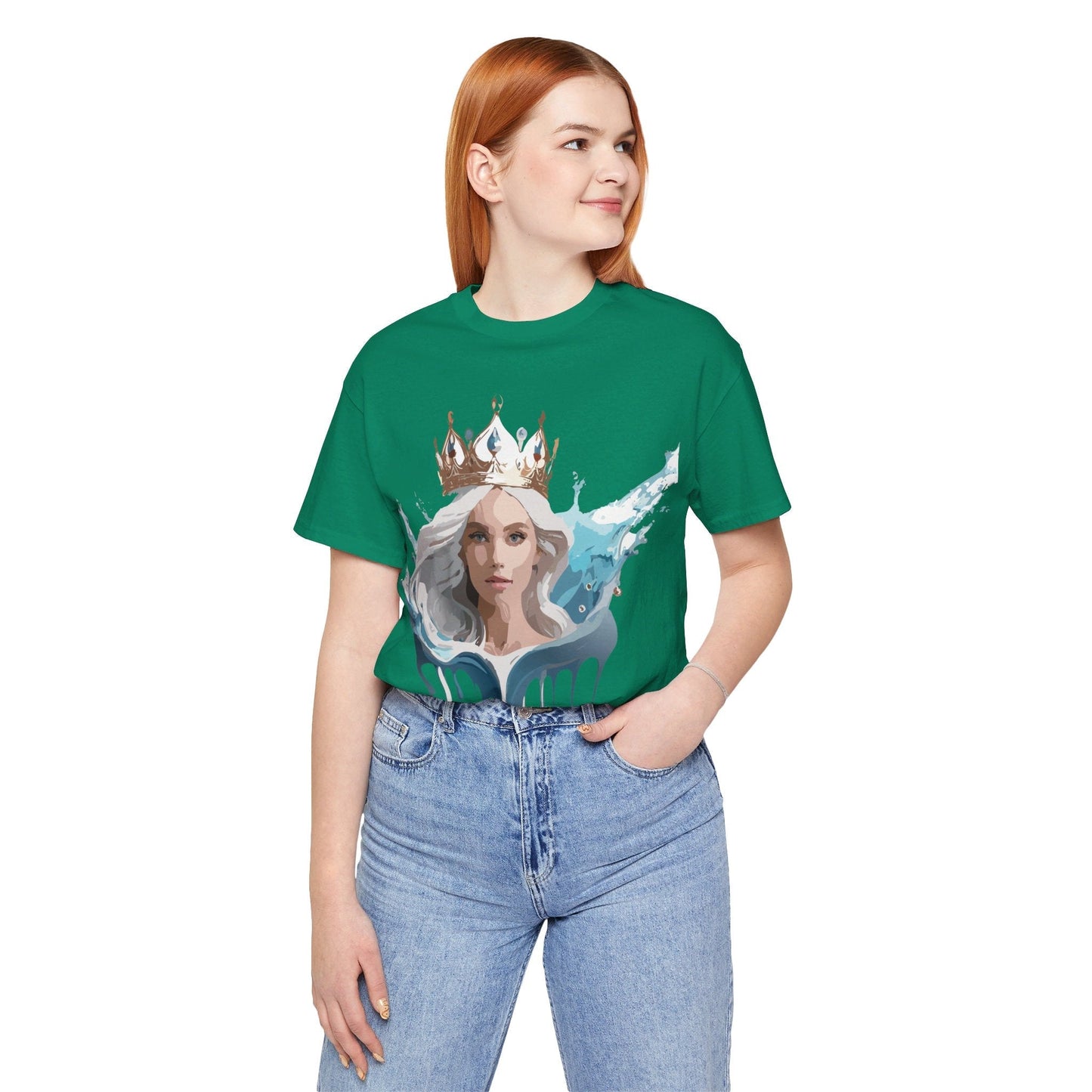 Queen Graphic T Shirt Unisex Jersey Short Sleeve Tee With Vintage Inspired Artwork Adelpha