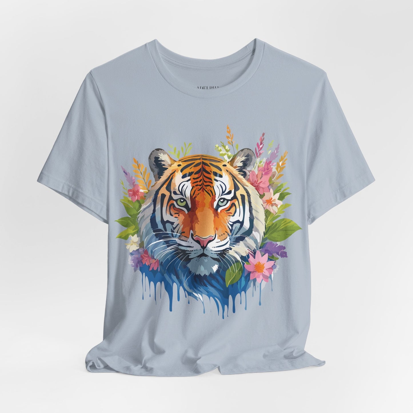 Tiger Graphic Tee Unisex Vintage Style Shirt With Original Adelpha Artwork Premium Quality