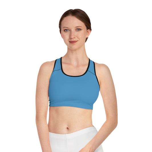 Blue Color Sports Bra, Blue Sports Bra