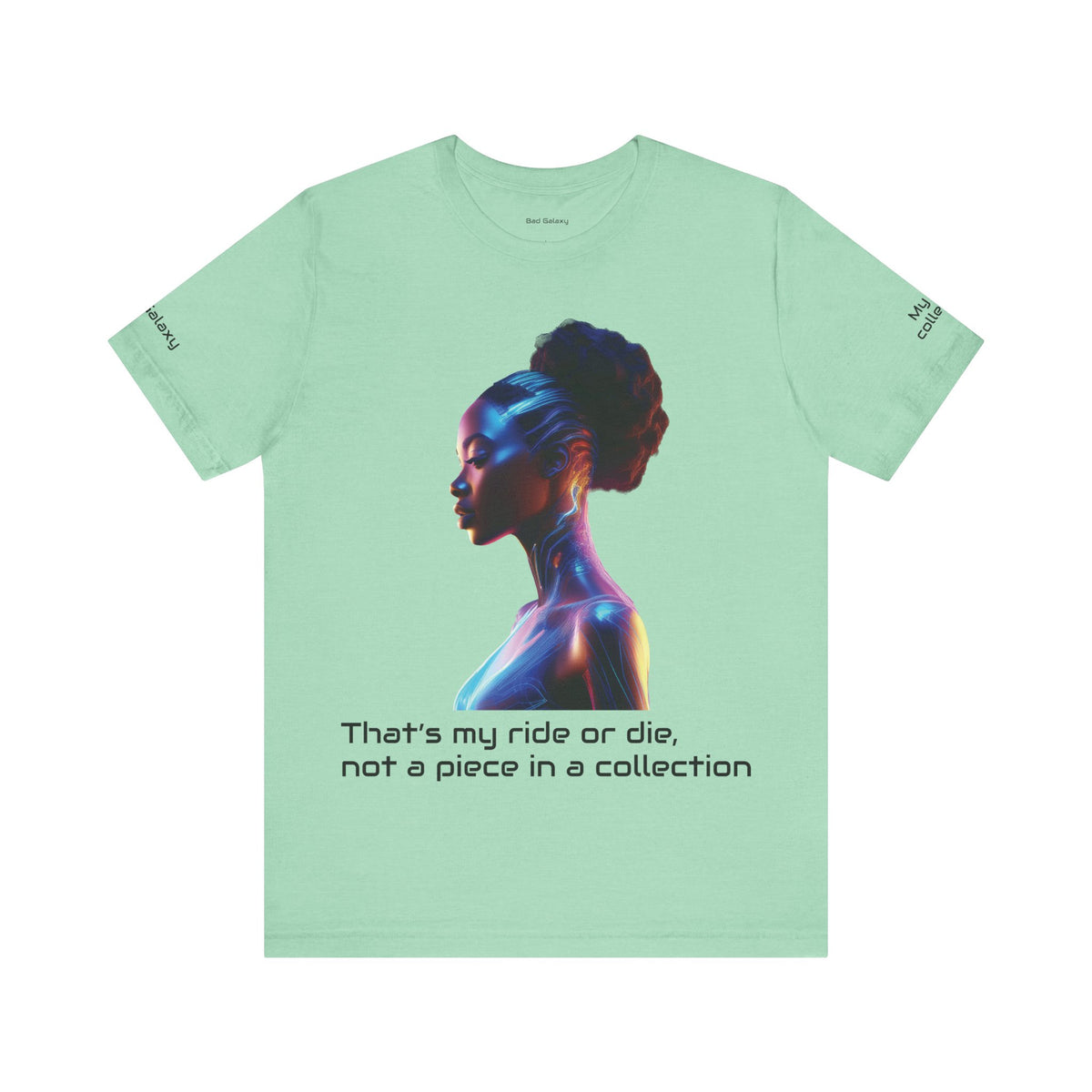 Car Graphic Unisex Cotton Bella+Canvas Tee with Art Design b16