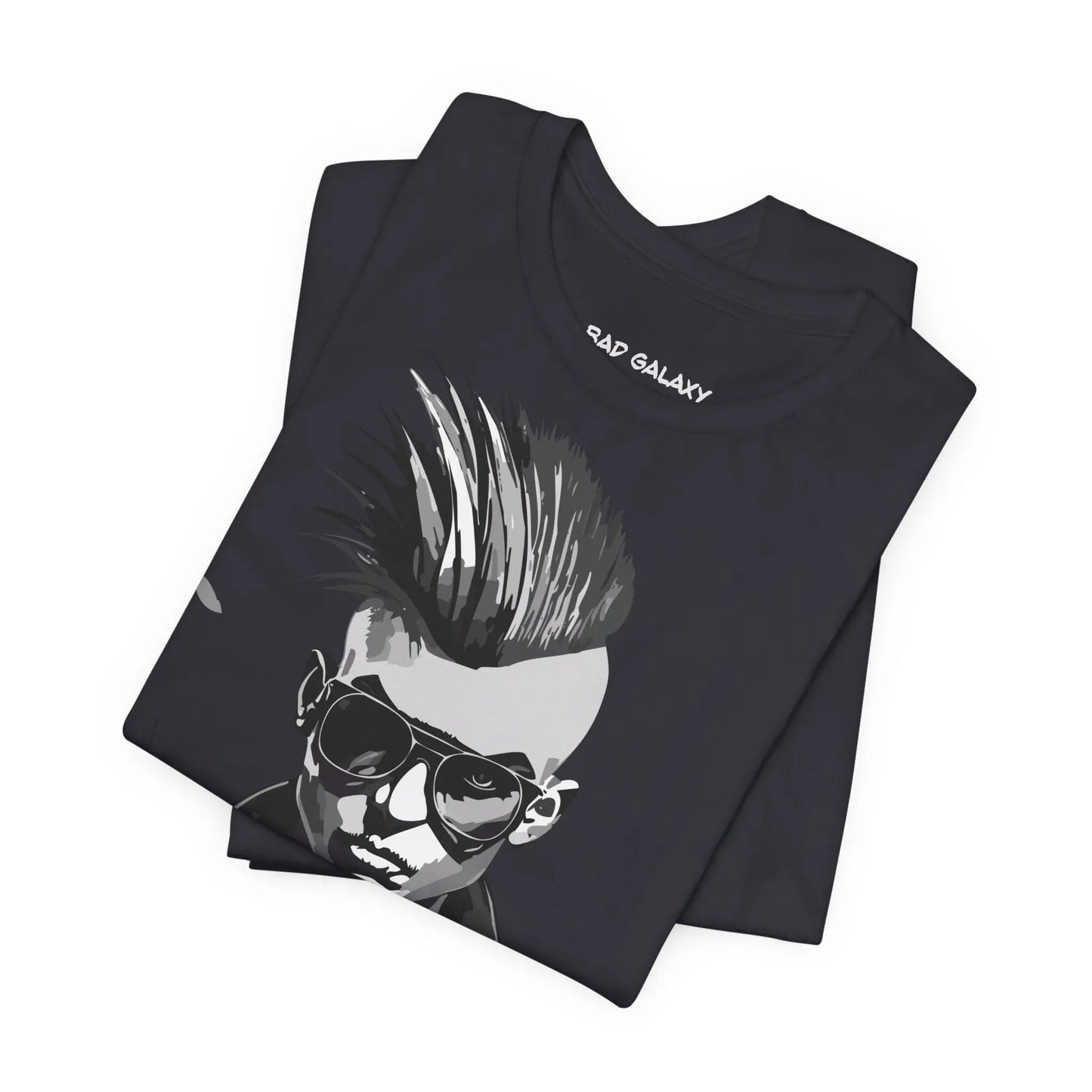 Punk Rock Tee Shirt From Bad Galaxy Made To Order 100 Percent Cotton USA Eco Friendly Inks