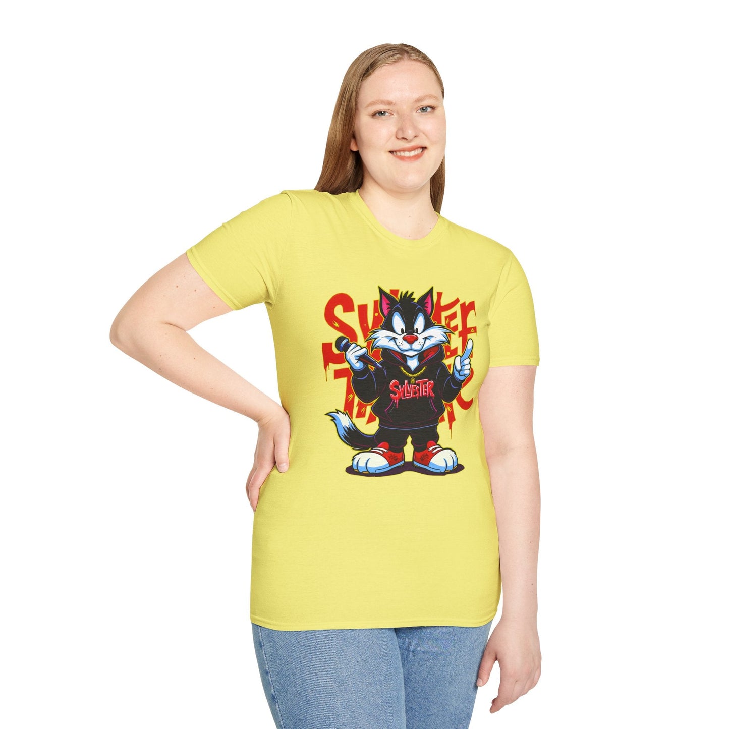 Gildan Softstyle Unisex T Shirt 100 Percent Ring Spun Cotton Cartoon Animation And Funny Animals Tee