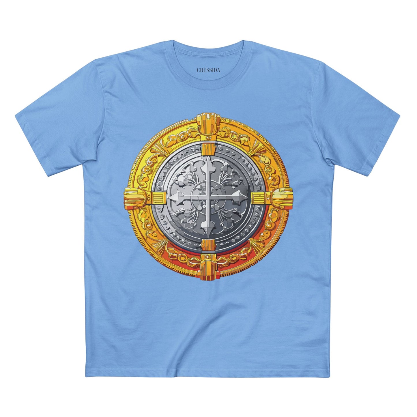 Antique Gold Coin Graphic Design T-Shirt Unisex 100 Cotton With Golden Print Artwork Tee 14