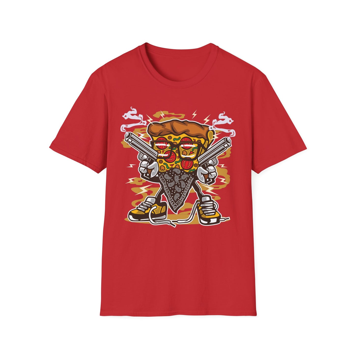 Unisex Cotton T-Shirt with Cartoon Graphic Design