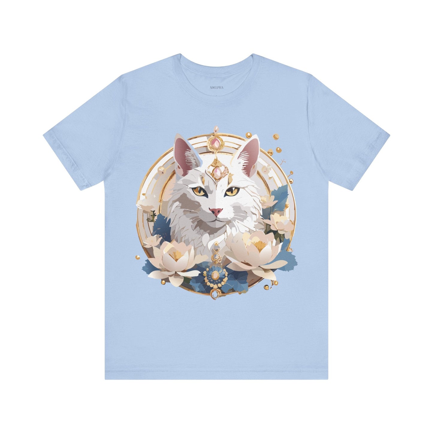 Medallion Shirt Graphic Tee Unisex Short Sleeve Art Print Adelpha Vintage Inspired