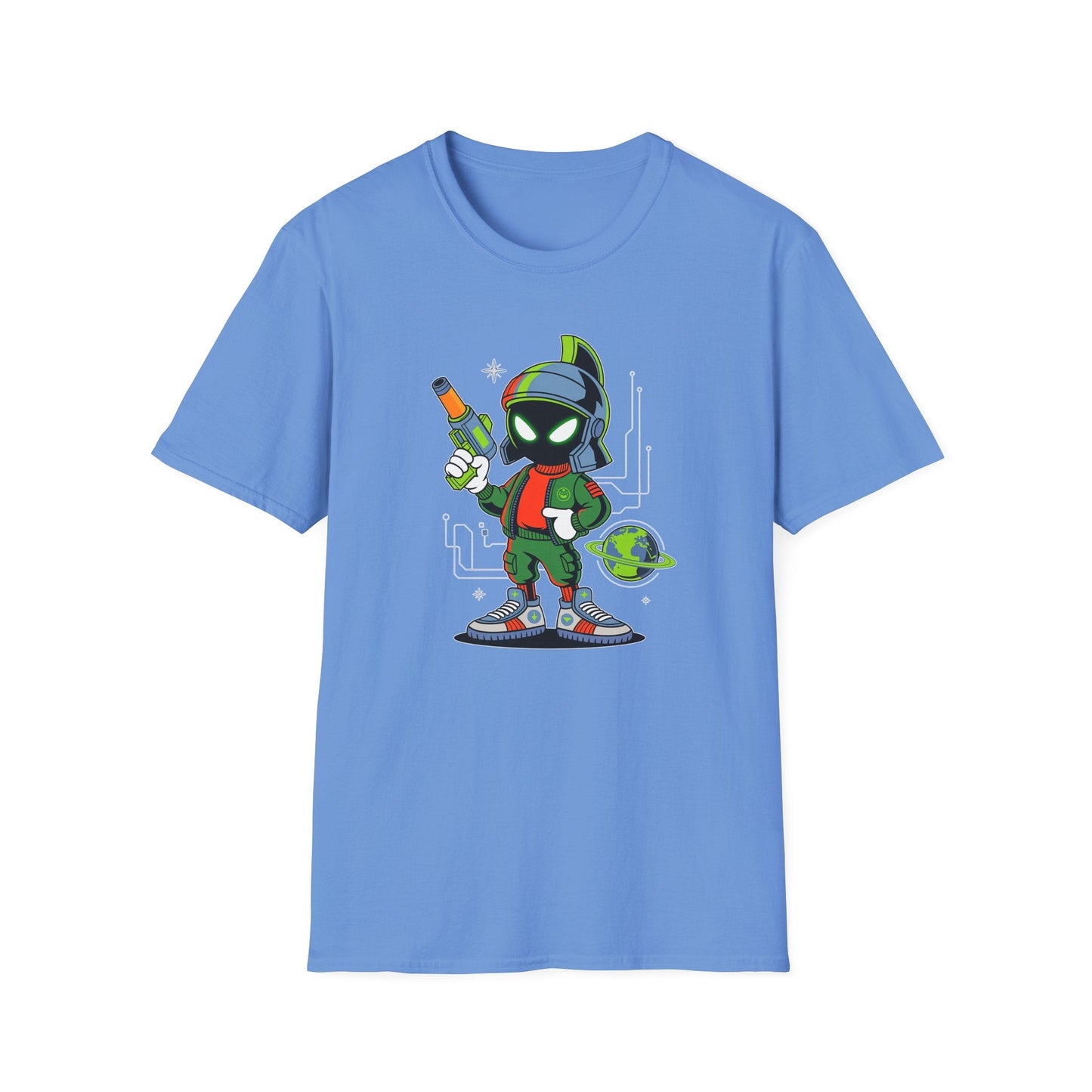 Gildan Softstyle 64000 Unisex Cartoon T Shirt With Animation And Funny Animals Design