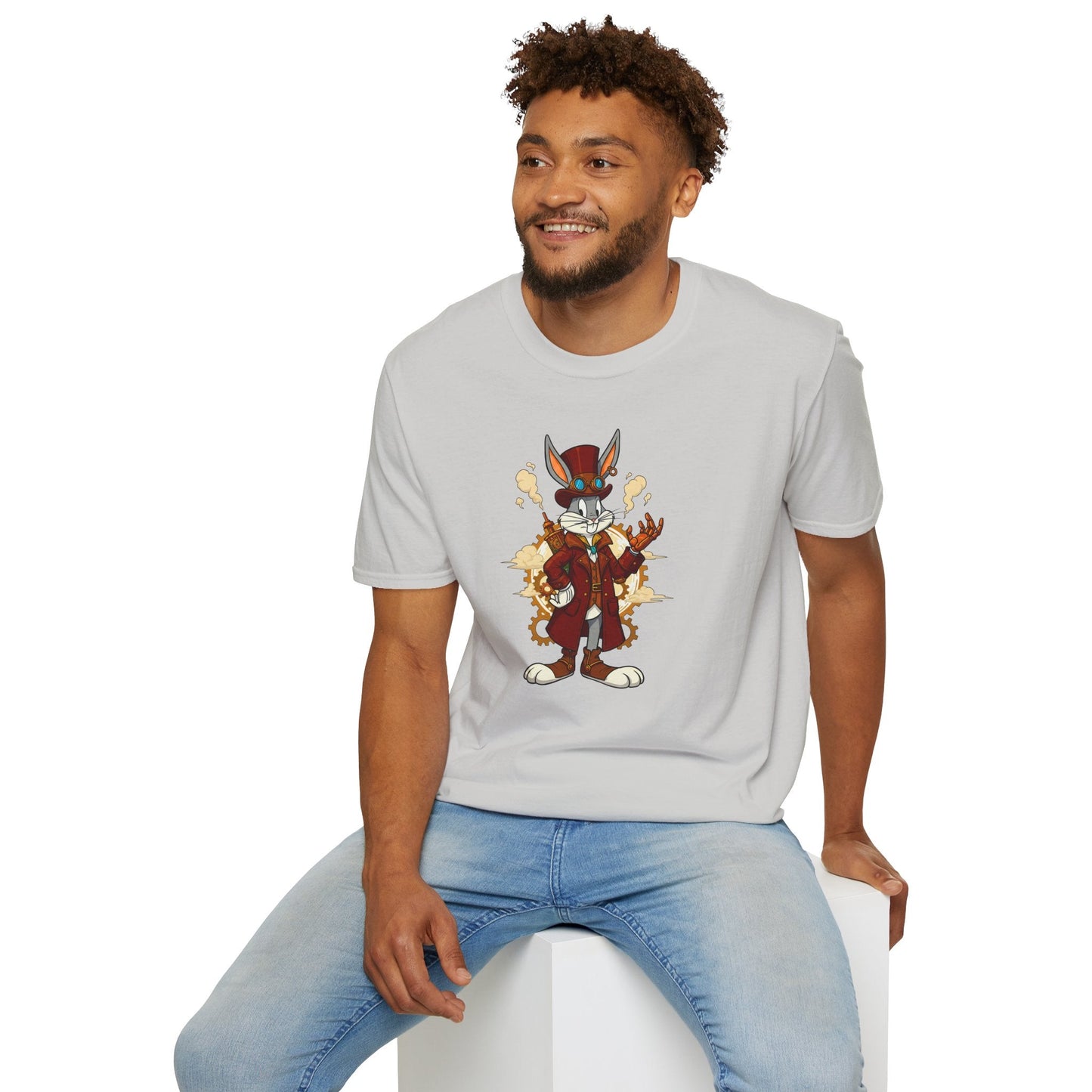 Bugs Bunny Shirt Cartoon T Shirt Unisex Gildan Softstyle 64000 Cotton Tee For Animation Fans
