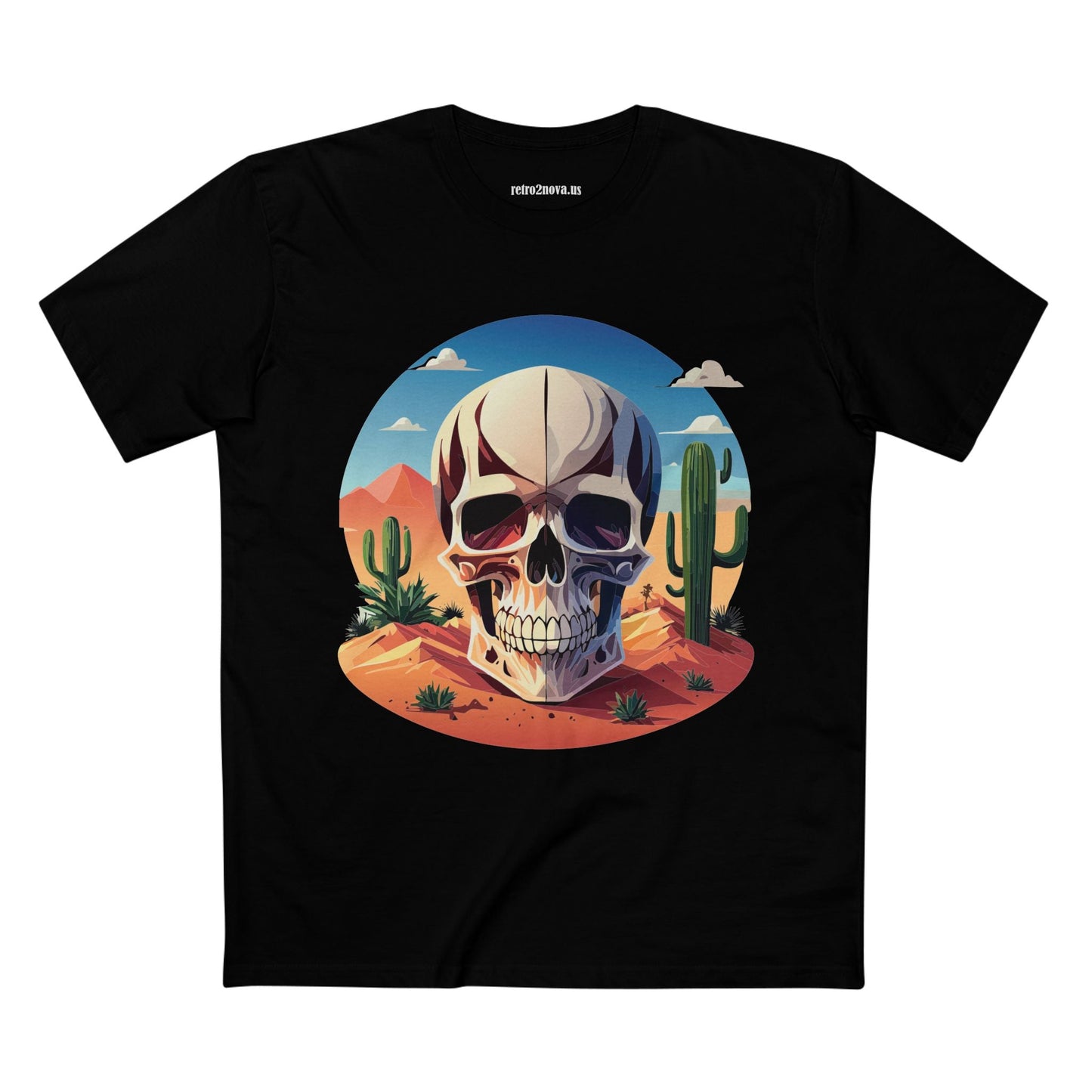 Skull Shirt Unisex Skeleton Tee Premium Cotton With Original Art By Retro2Nova Official