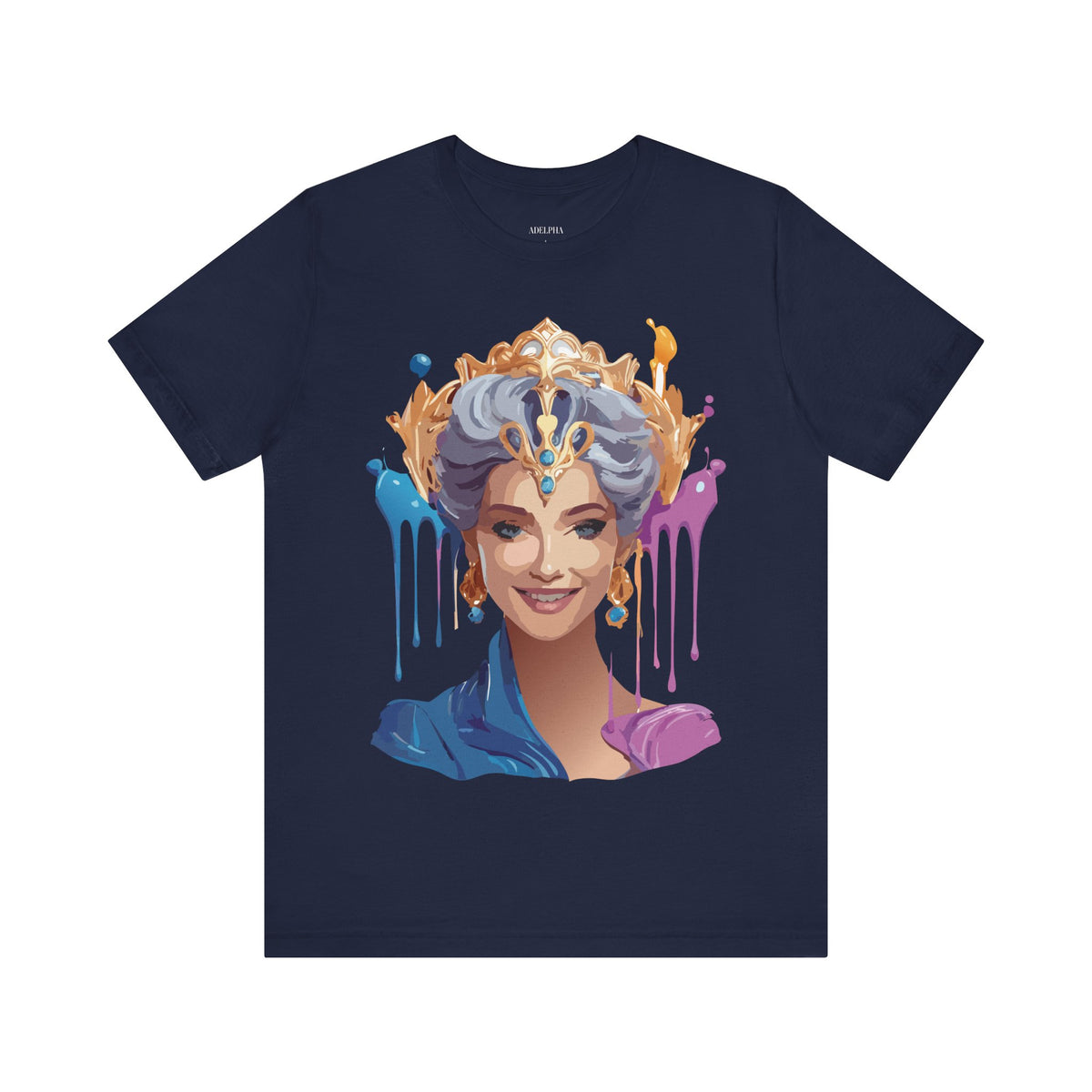 Queen Graphic Unisex Cotton Bella+Canvas Tee with Art Design m179