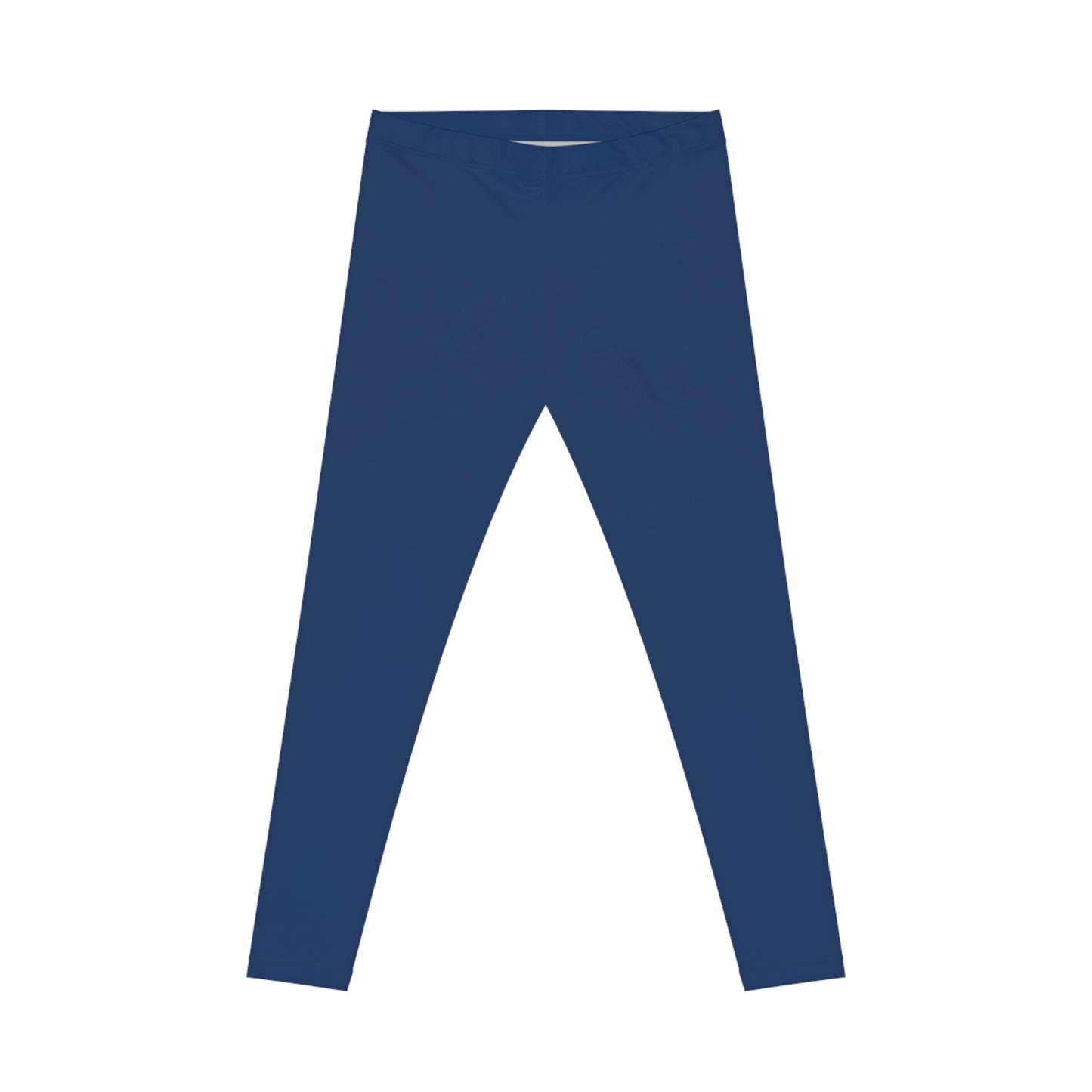 Oxford Navy Color Women's Poly-Span Casual Leggings XS-2XL