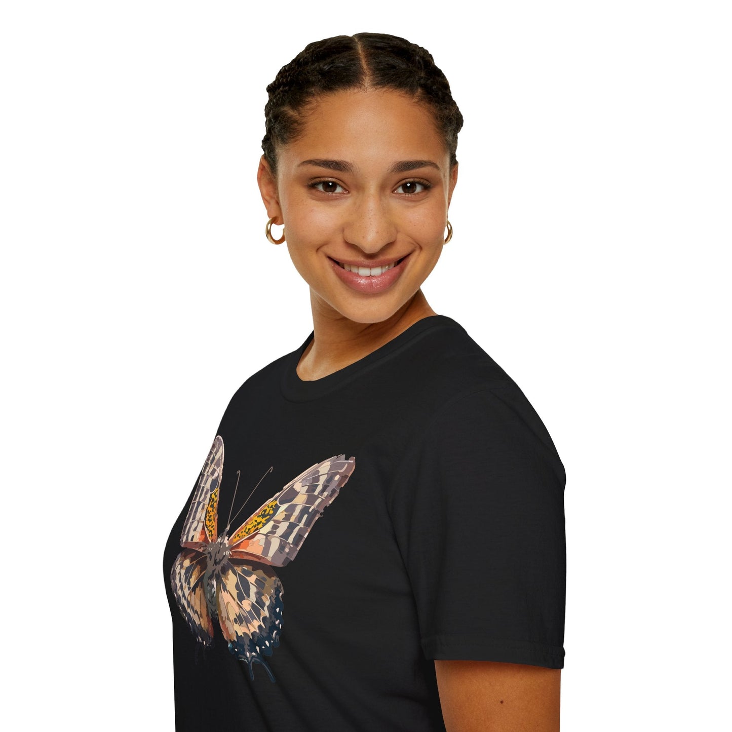 Butterfly Shirt Unisex Tee Monarch Butterfly Tee Softstyle Gildan 64000 Classic Fit
