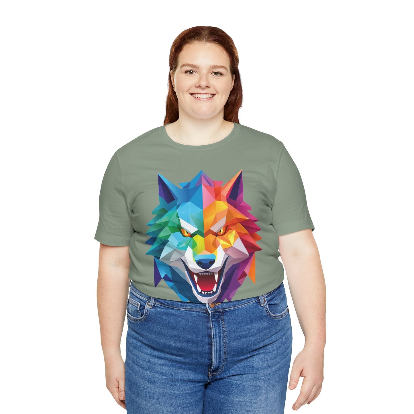 Unisex Animal Shirt Art Design Tee With Animals Wild Animals Shirt Short Sleeve