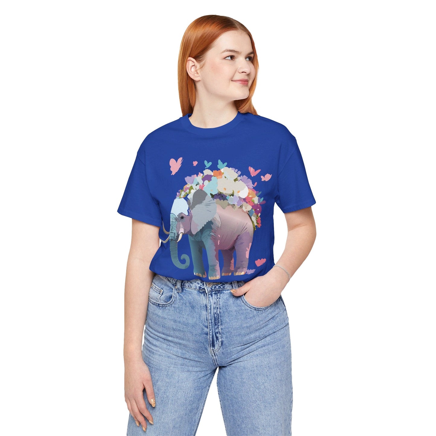 Elephant Shirt Graphic Tee Unisex Vintage Inspired Art Design By Adelpha Original Artwork