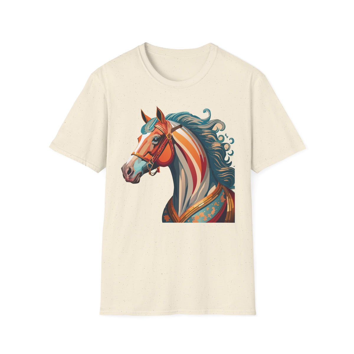 Colorful Abstract Horse T-Shirt | Artistic Stallion Tee