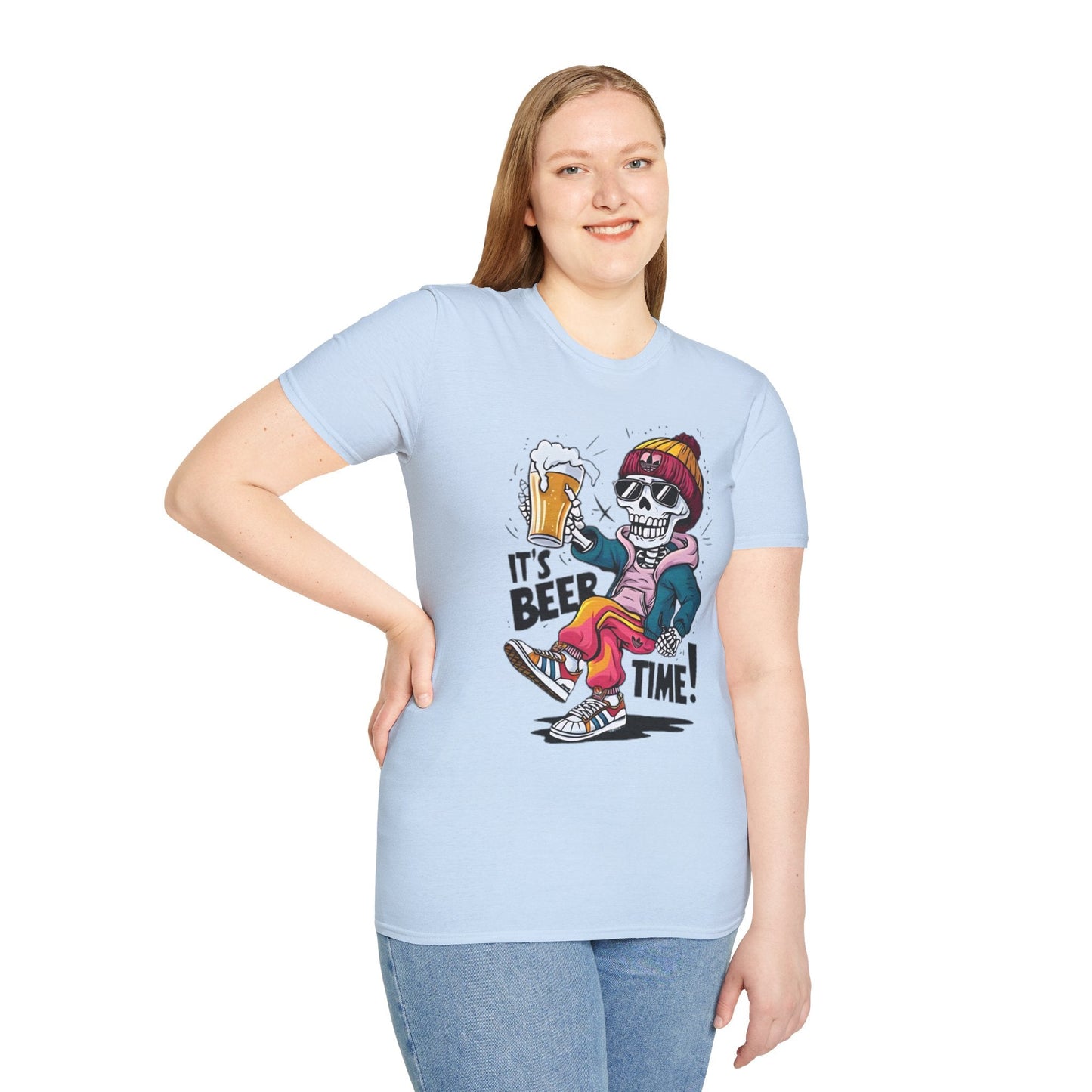 Gildan Softstyle 64000 Skull T Shirt Unisex Skeleton Graphic Tee Premium Comfort