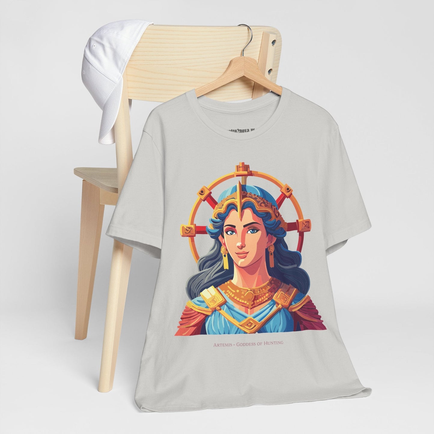 Artemis Goddess Shirt Unisex Graphic Tee Vintage Inspired Artwork by Retro2Nova Collection