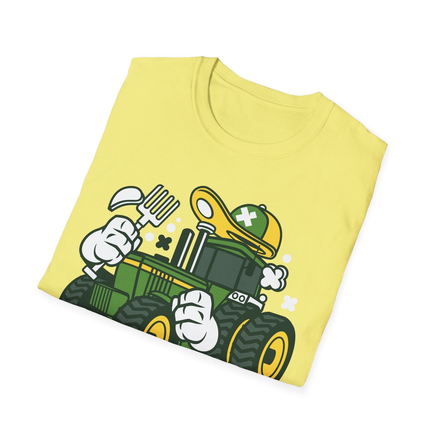 Cartoon T Shirt Animation Tee Funny Design Unisex Softstyle Cotton Shirt 64000 Comfort