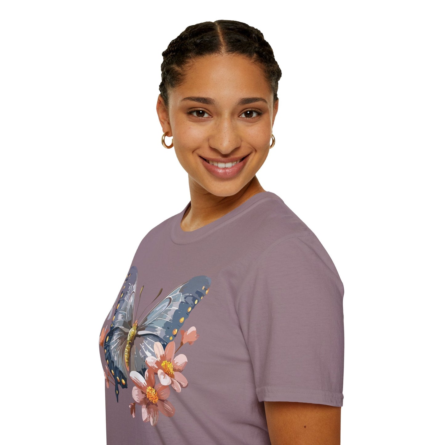 Butterfly Shirt Unisex T Shirt Monarch Butterfly Softstyle Tee Gildan 64000 Breathable Everyday Wear