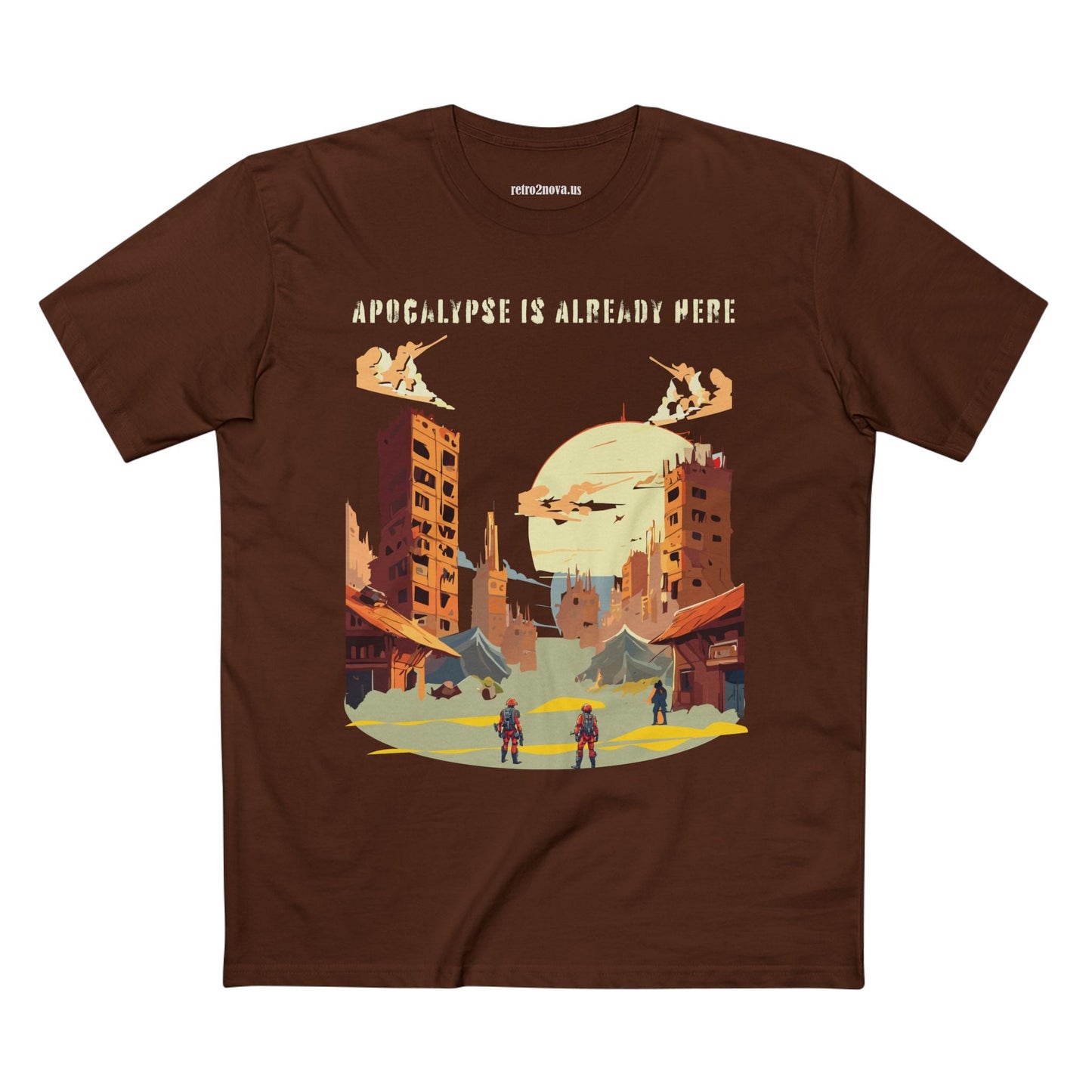 Unisex Premium Cotton Staple Tee With Original Art Design From Retro2Nova Art Collection