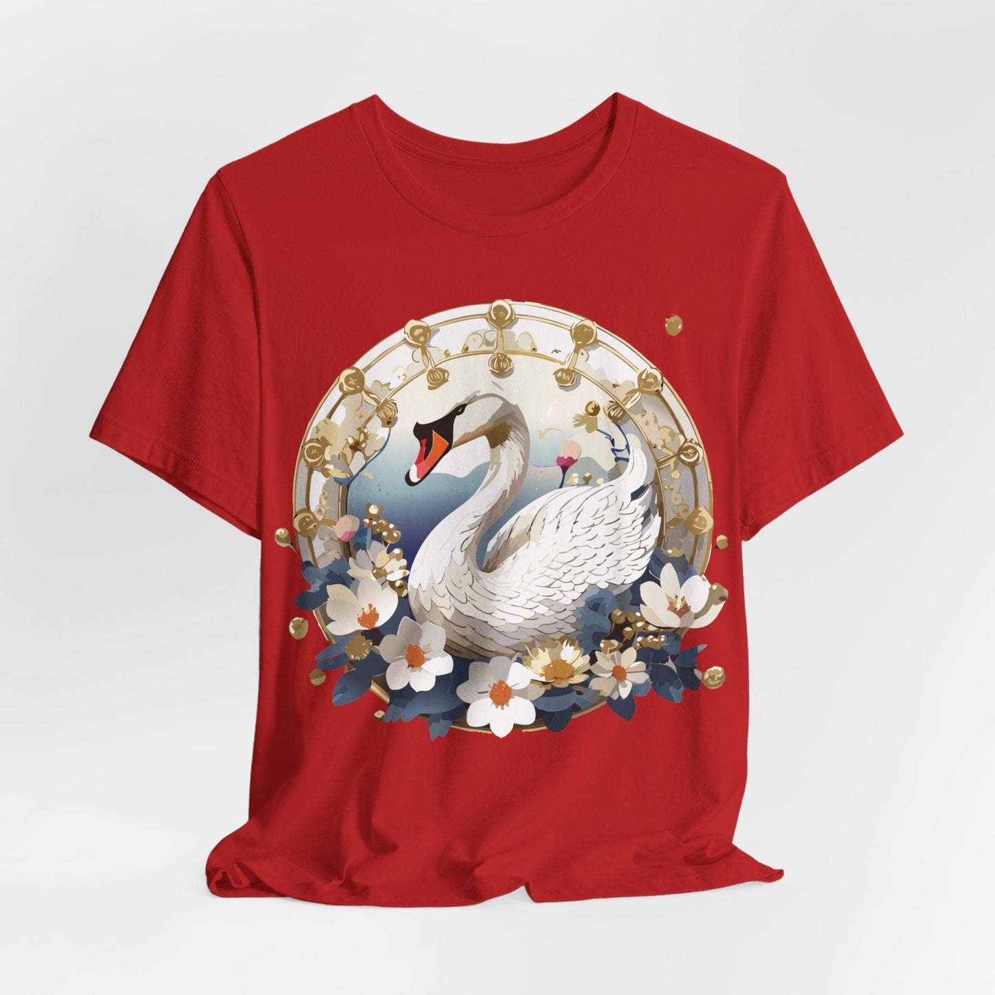 Medallion Graphic Unisex 100 Cotton Vintage Animal Medal Artwork Tee 44