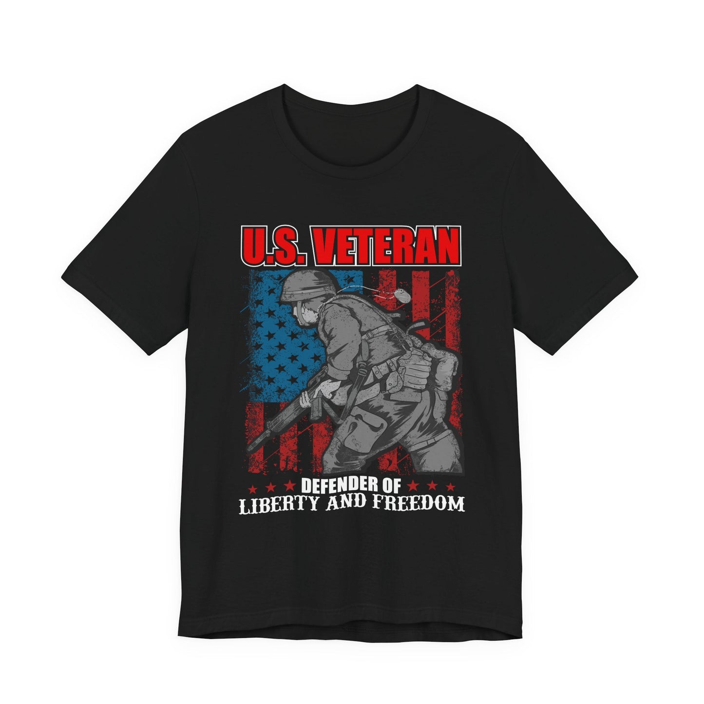Army Veteran Patriotic Graphic Design Unisex Cotton T-Shirt v31