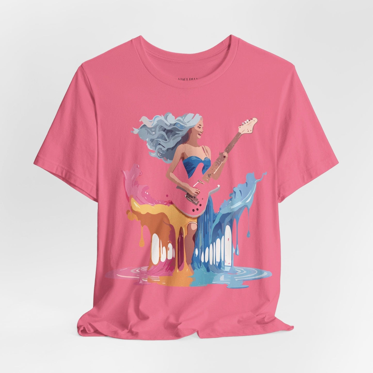 Music Graphic Tee Unisex Short Sleeve Shirt With Vintage Inspired Artwork From Adelpha
