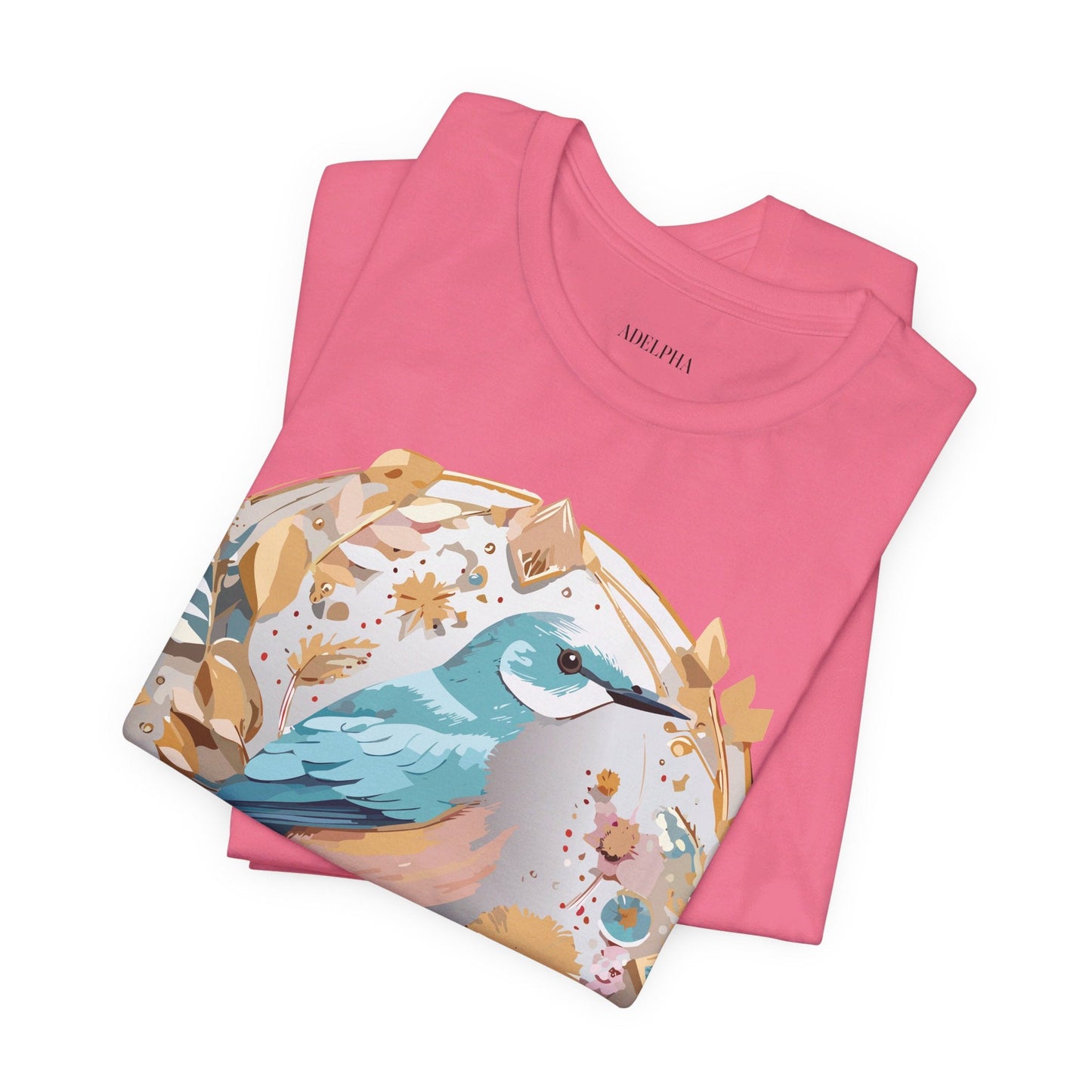 Adelpha Medallion Shirt Unisex Graphic Tee With Vintage Inspired Artwork Short Sleeve Jersey