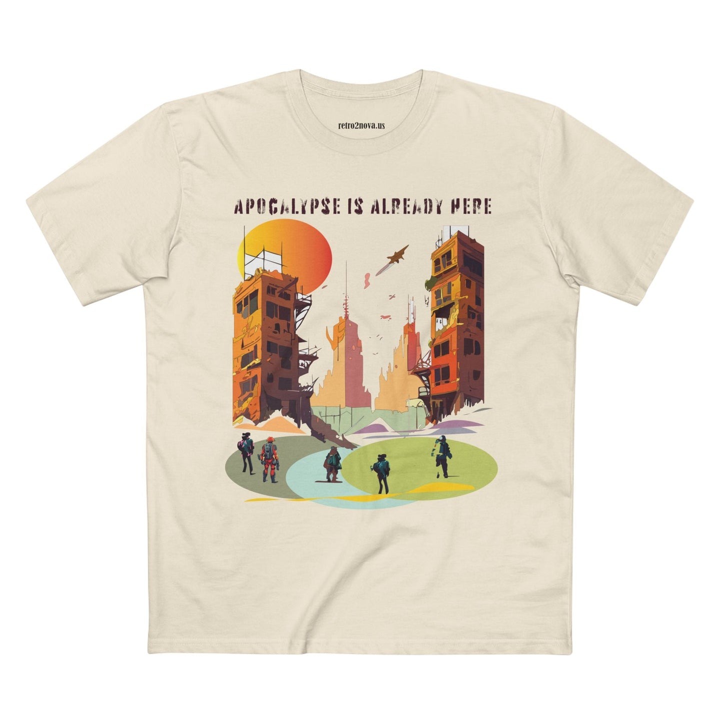 Cataclysm Doomsday Shirt Unisex Premium Cotton Tee With Original Art Design From Retro2Nova