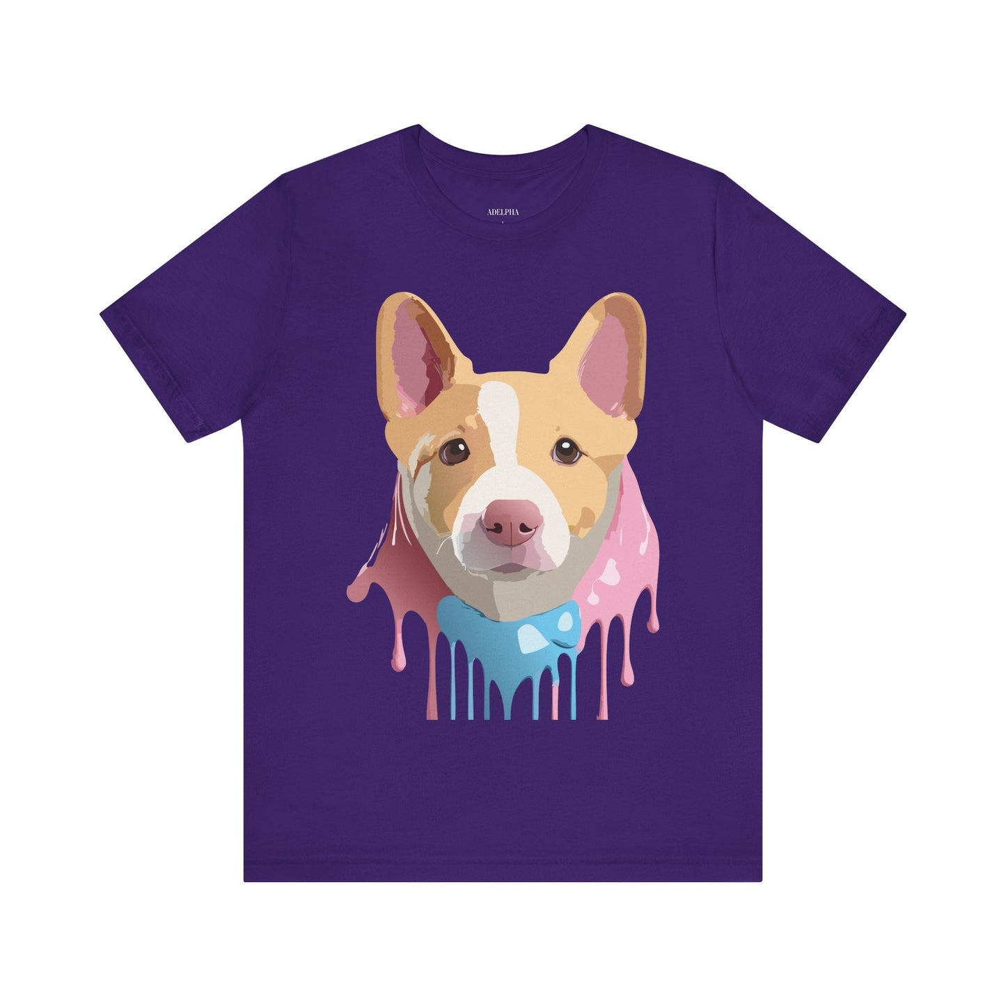 Adelpha Graphic Dog Shirt Unisex Vintage Inspired Tee Short Sleeve Comfort Wear Everyday