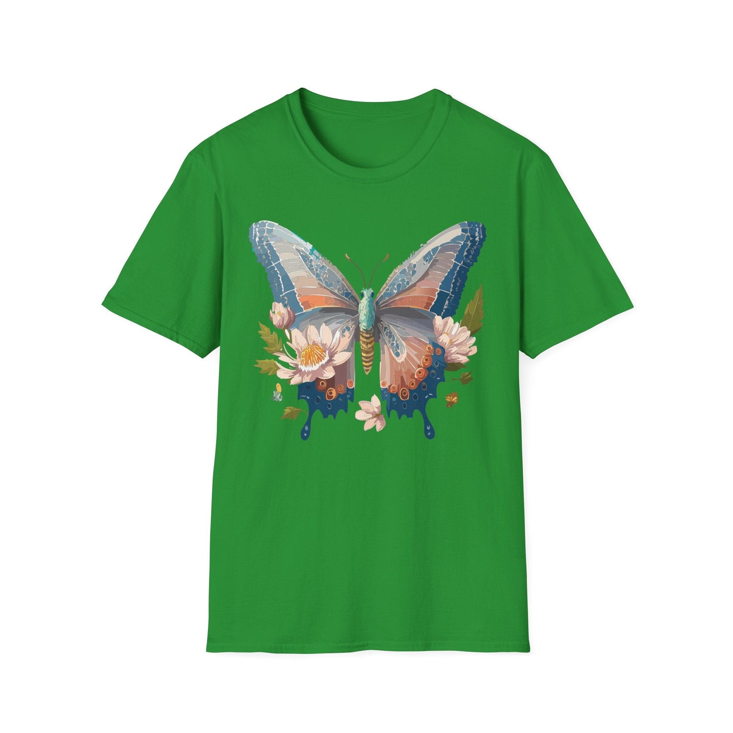 Butterfly Shirt Unisex T Shirt Monarch Design Softstyle 64000 Ring Spun Cotton Tee