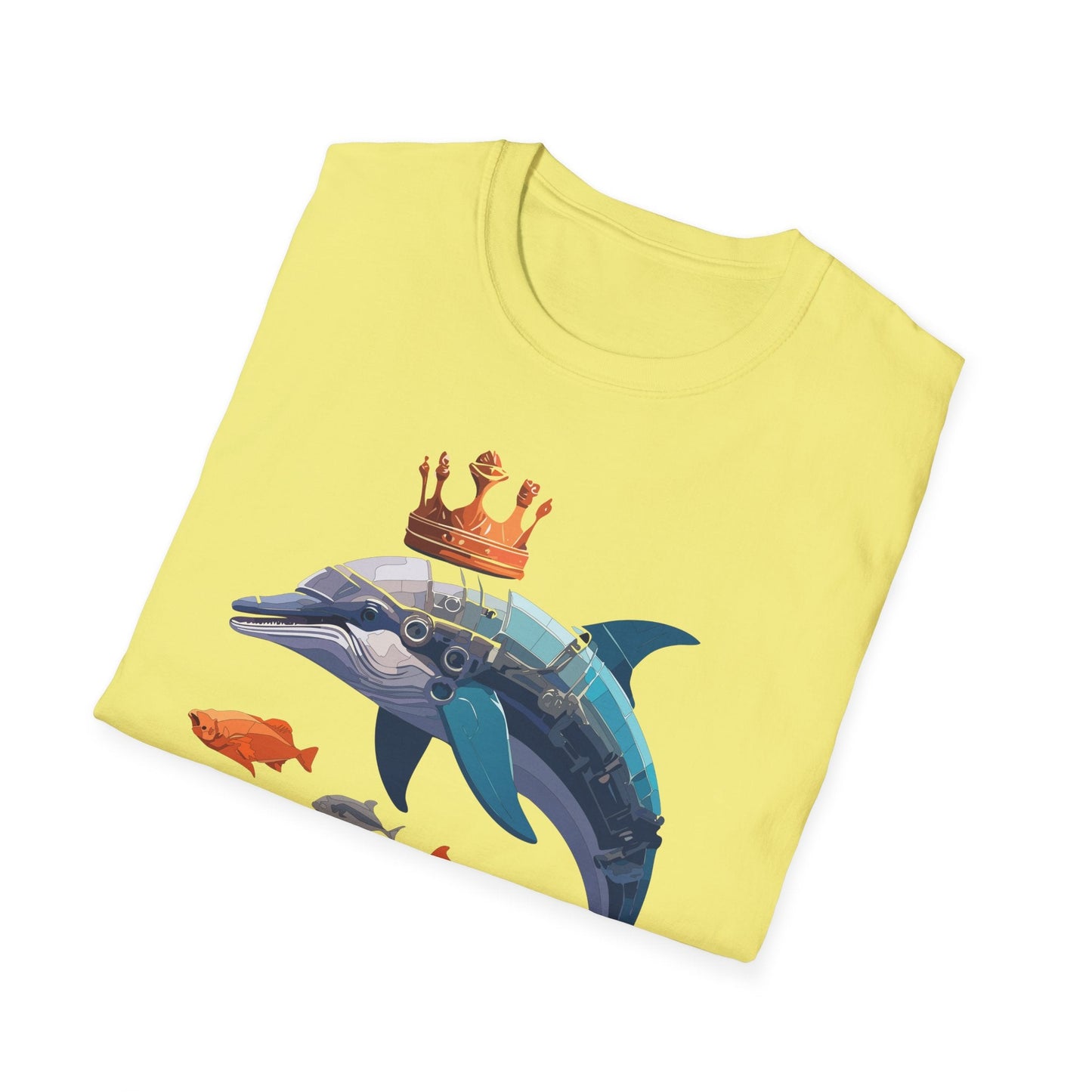 Dolphin Shirt Unisex Softstyle Short Sleeve Tee Gildan 64000 100 Percent Ring Spun Cotton