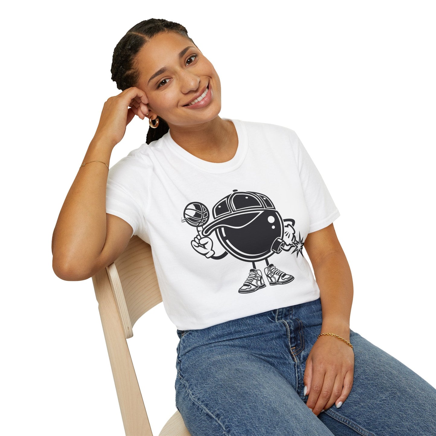 Cartoon Animation T Shirt Unisex Funny Tee Gildan Softstyle 100 Percent Cotton Comfort