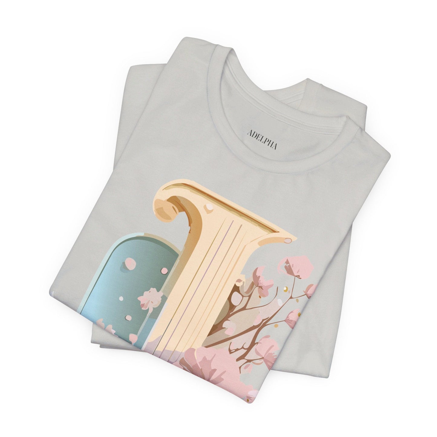 Letter J Shirt Unisex Graphic Tee Adelpha Vintage Inspired Artwork Design Short Sleeve