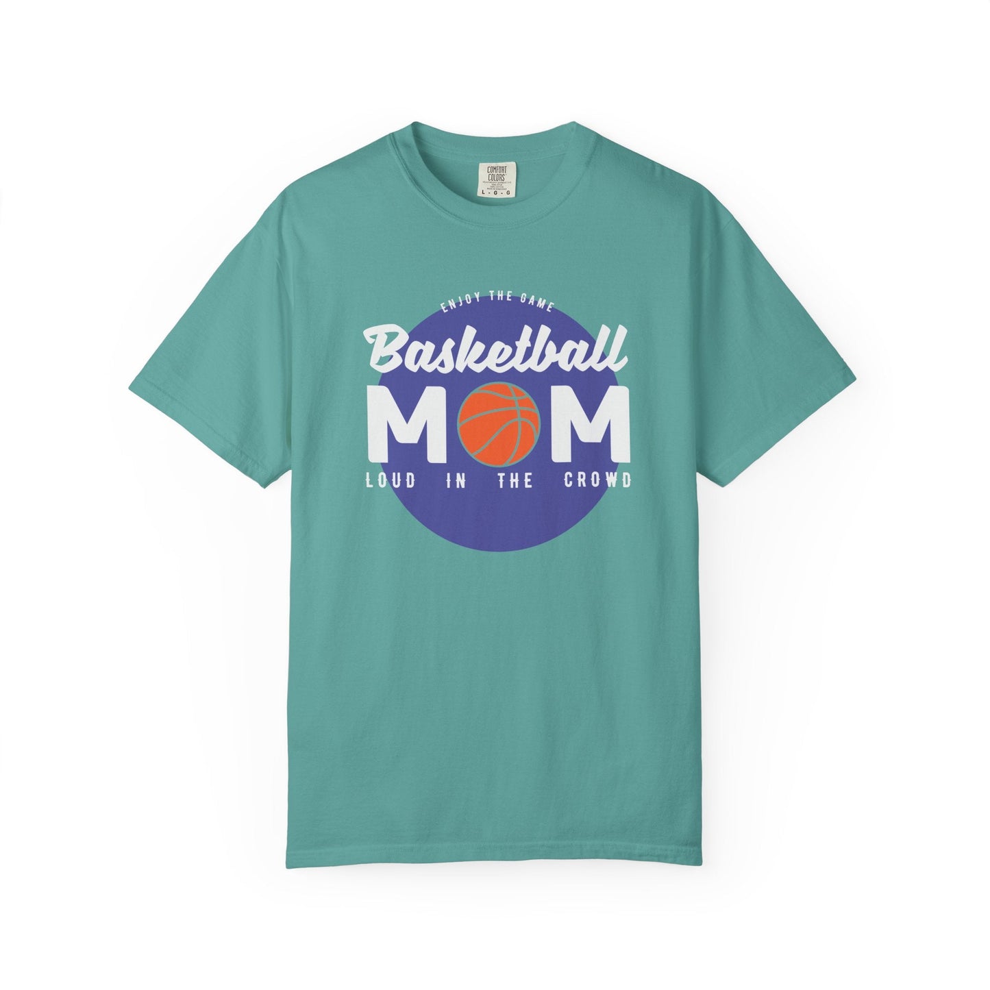 Basketball Mom T-shirt Mother's Day Mama Tee Unisex Comfort Colors Garment-Dyed Cotton h31