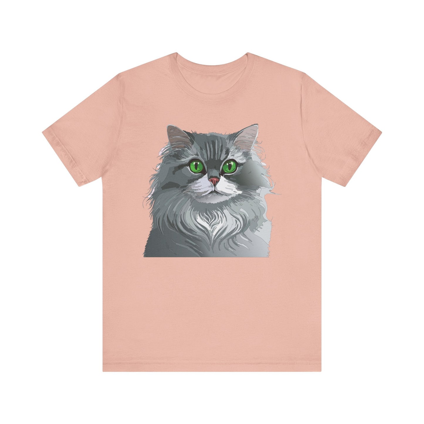 Unisex Animal Shirt With Art Design Animals Tee Short Sleeve Jersey Style Wild Animals Shirt