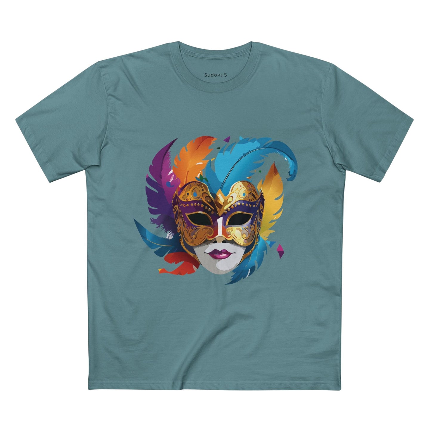 Mask Graphic Unisex 100 Cotton Staple Tee 39