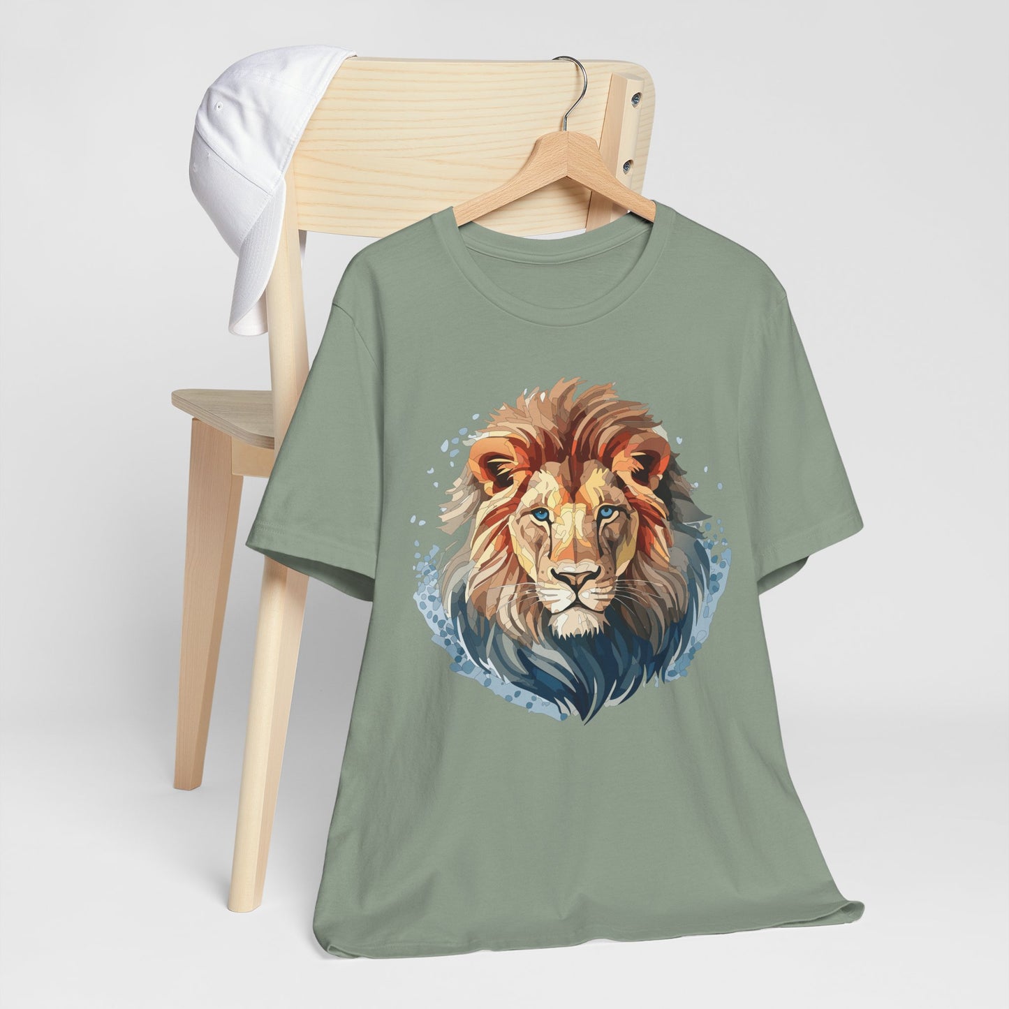 Lion Shirt, Animal Shirt, T-Shirt with Lion, Art Design Tee, Animal Tees, Safari T-Shirt 12