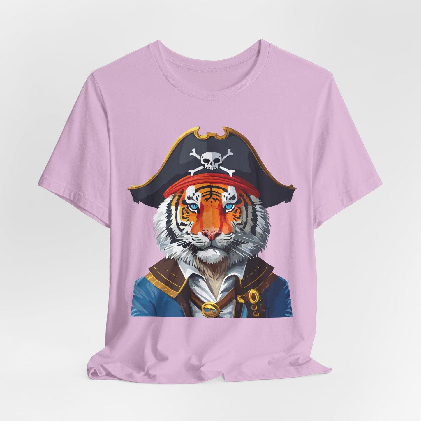 Unisex Animal Tee Shirt With Art Design Wild Animals Shirt Gildan Softstyle 64000