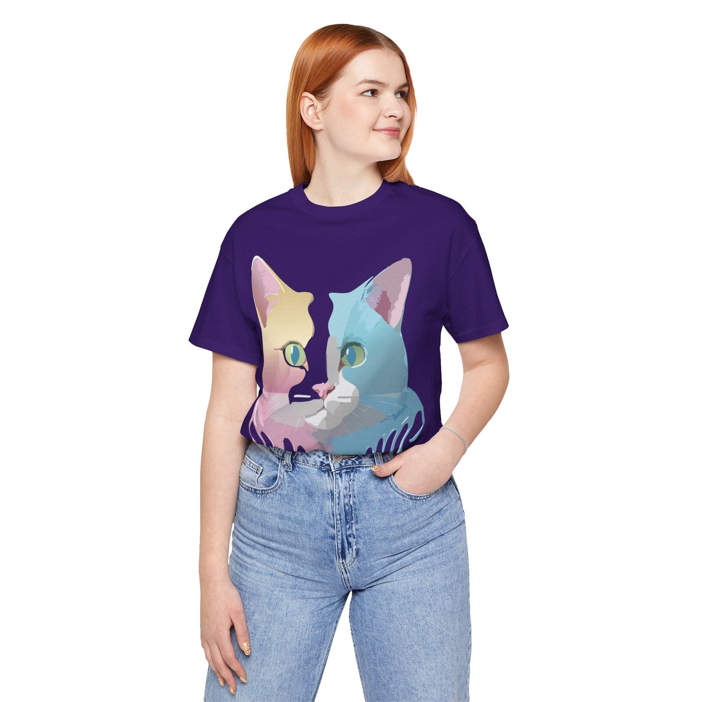 Cat Graphic Tee Unisex Vintage Inspired Shirt By Adelpha Limited Edition