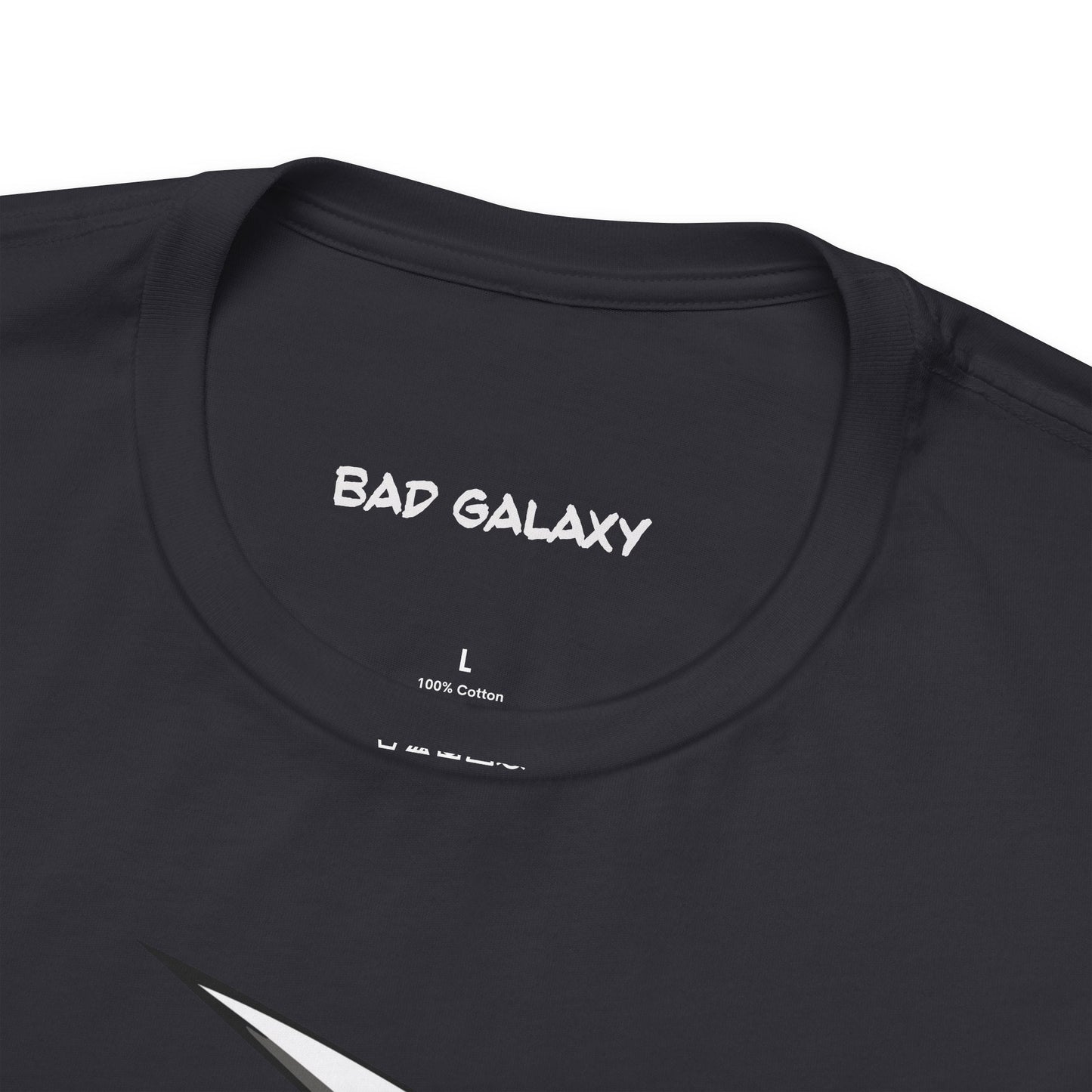 Tee Shirt With Alien From Bad Galaxy Made To Order 100 Percent Cotton Eco Friendly Print